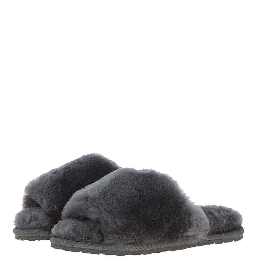 Fenland Suzy Grey Slider Slippers
