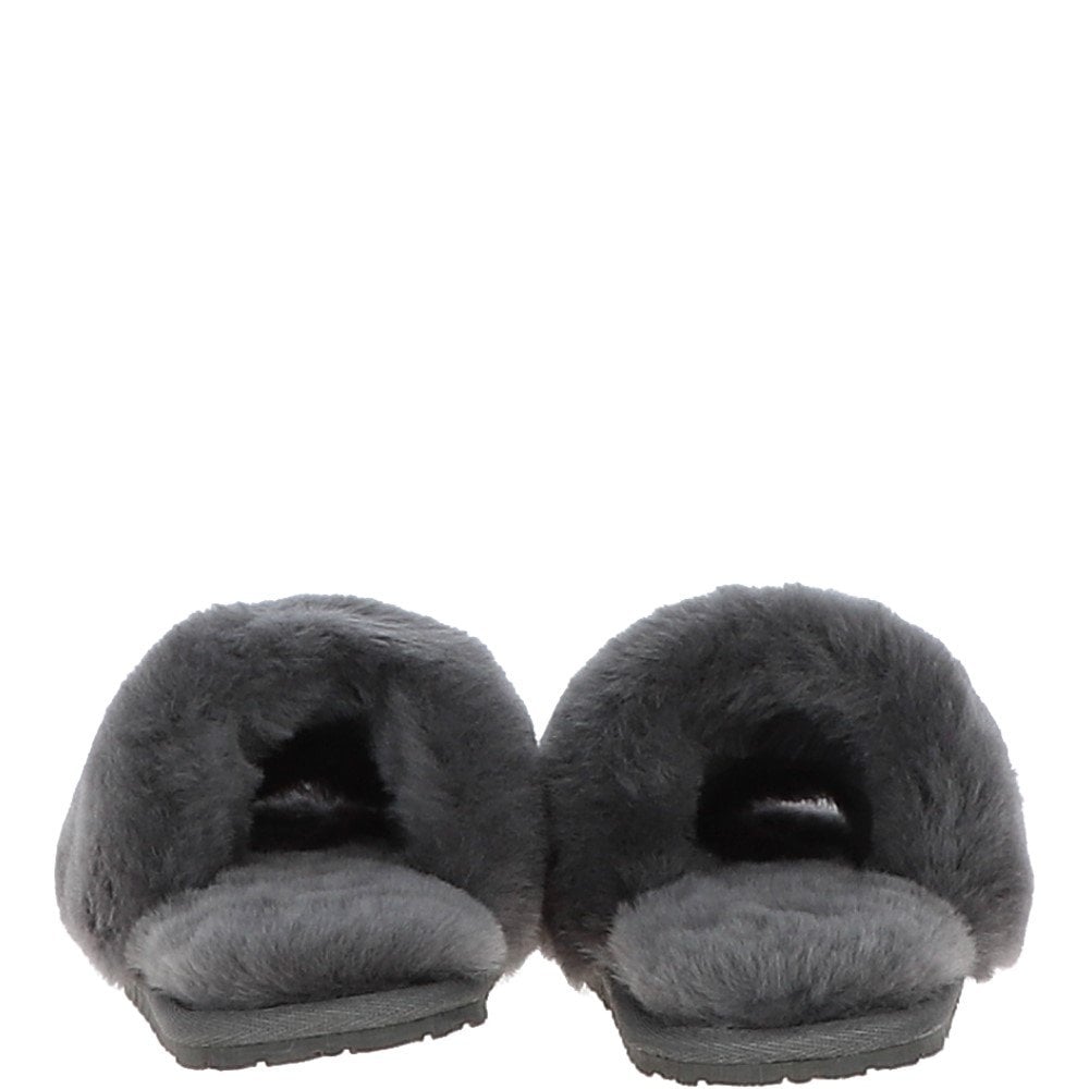 Fenland Suzy Grey Slider Slippers