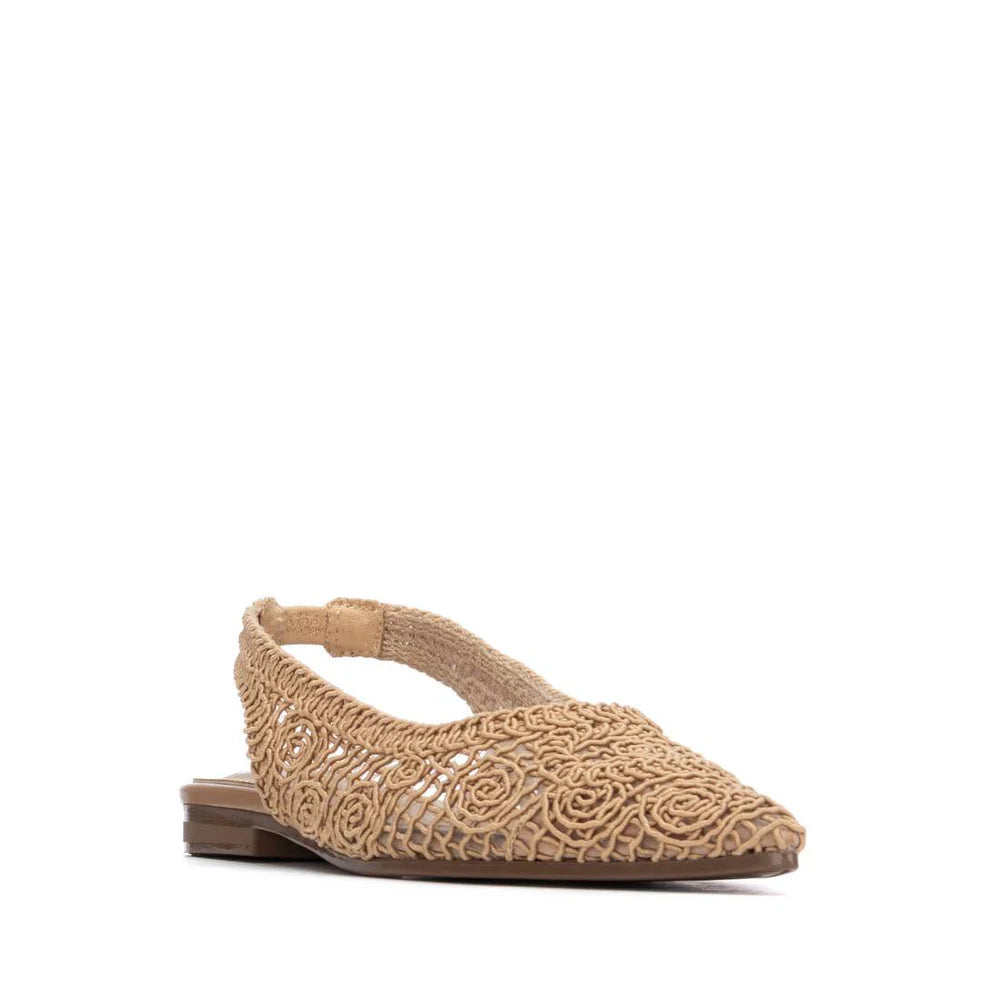 Xti Woven Flat Sling Back 14512403
