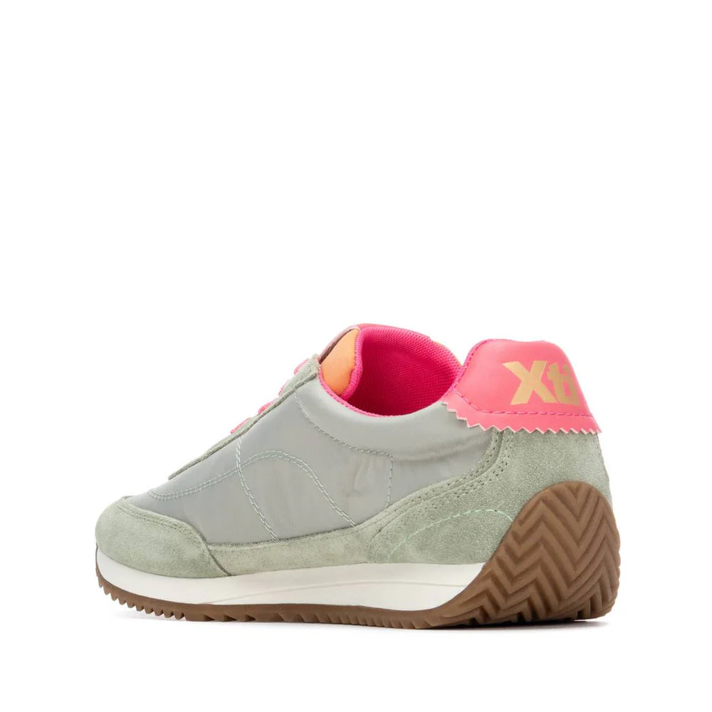 Xti Sage/Coral Trainers 14520902