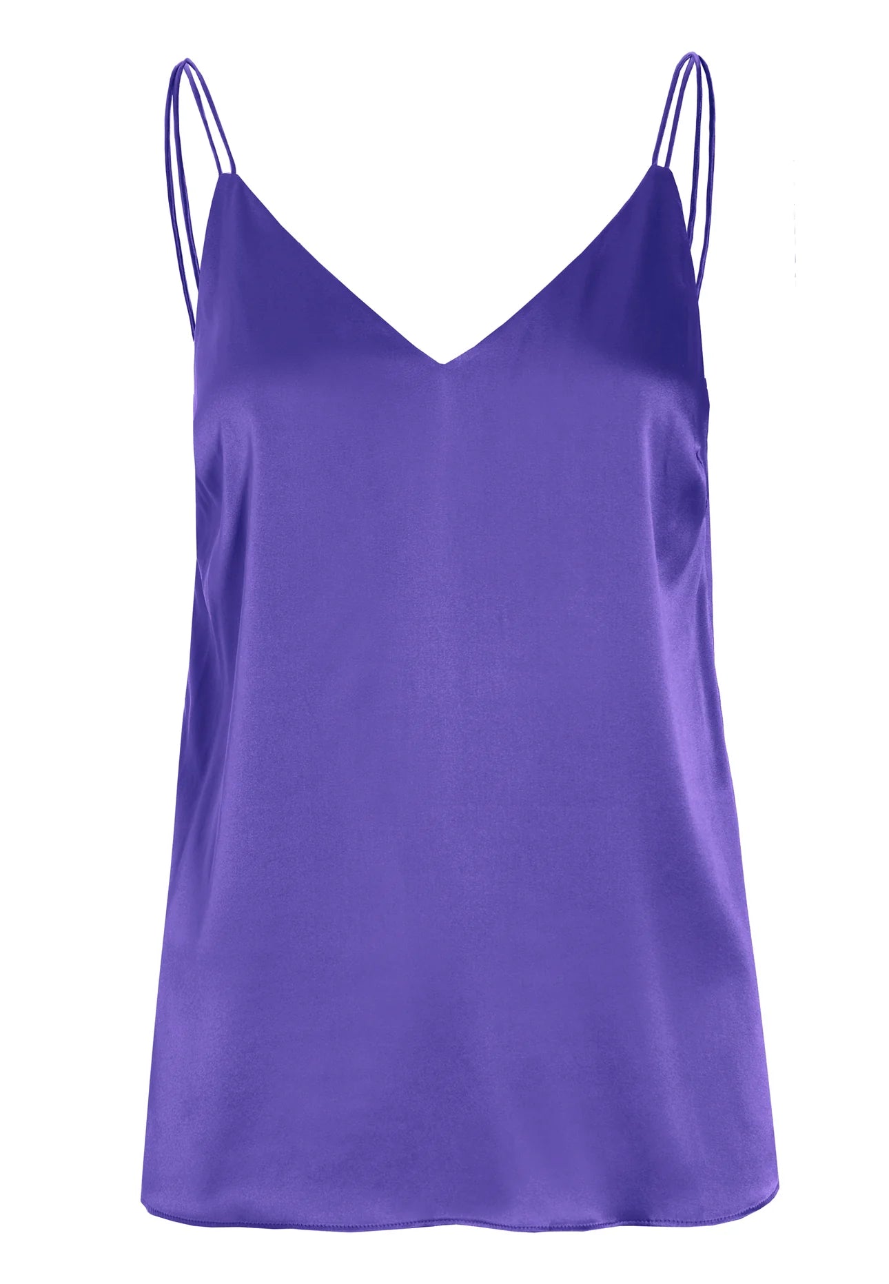 Purple satin very camisole