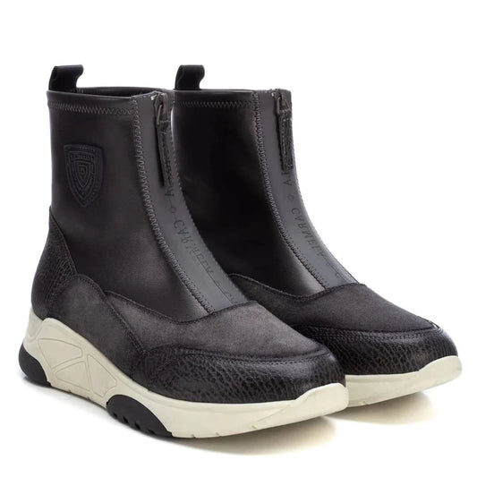 Carmela Charcoal Trainer Boots