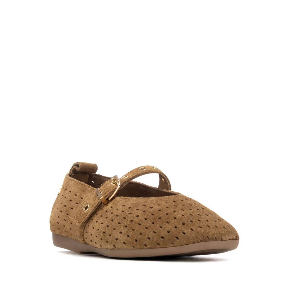 Carmela Punched Suede Flat 16314201
