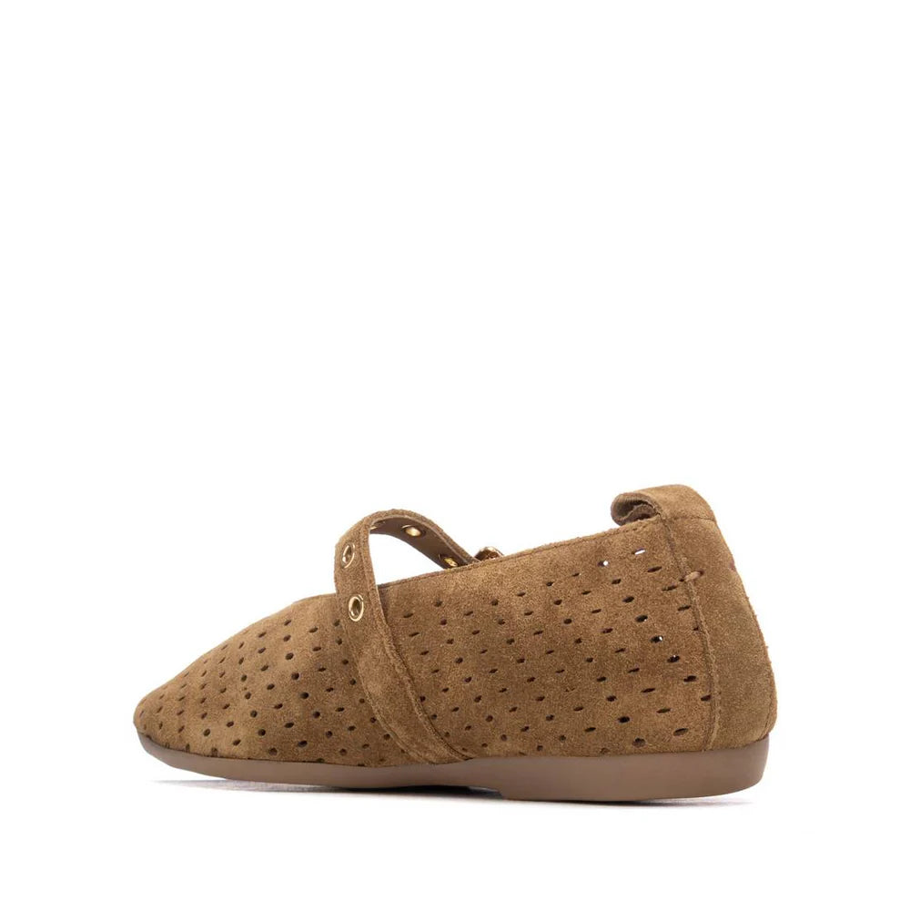 Carmela Punched Suede Flat 16314201