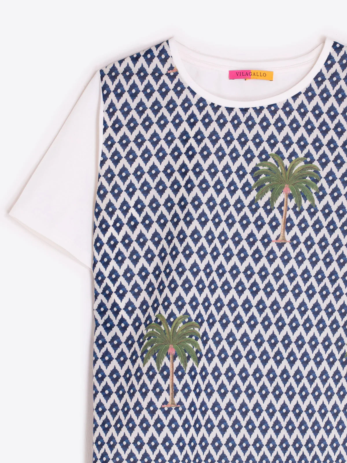 Vilagallo Palm Print T-Shirt 33230
