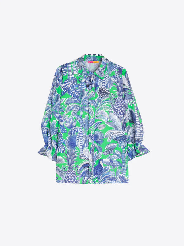 Vilagallo Tropical Print Shirt 33587