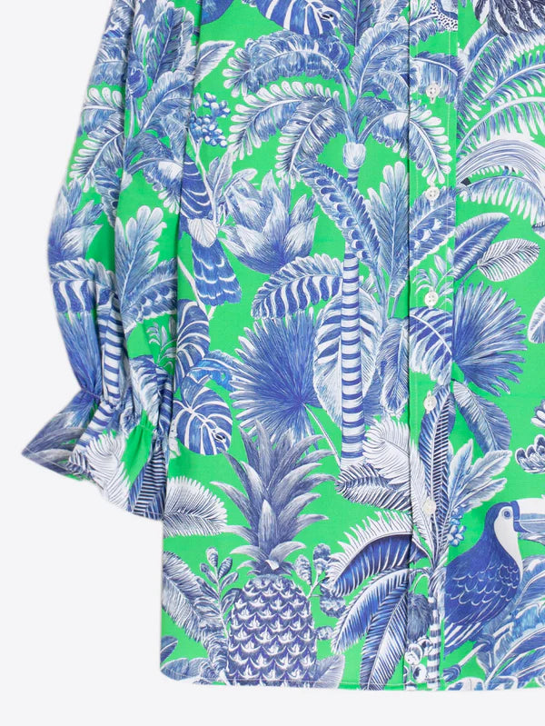 Vilagallo Tropical Print Shirt 33587