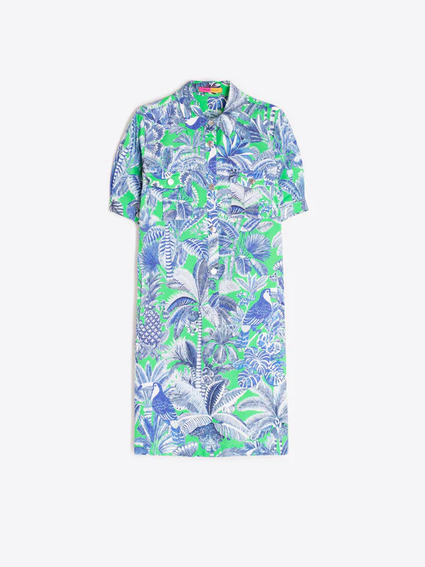 Vilagallo Tropical Print Dress 33594