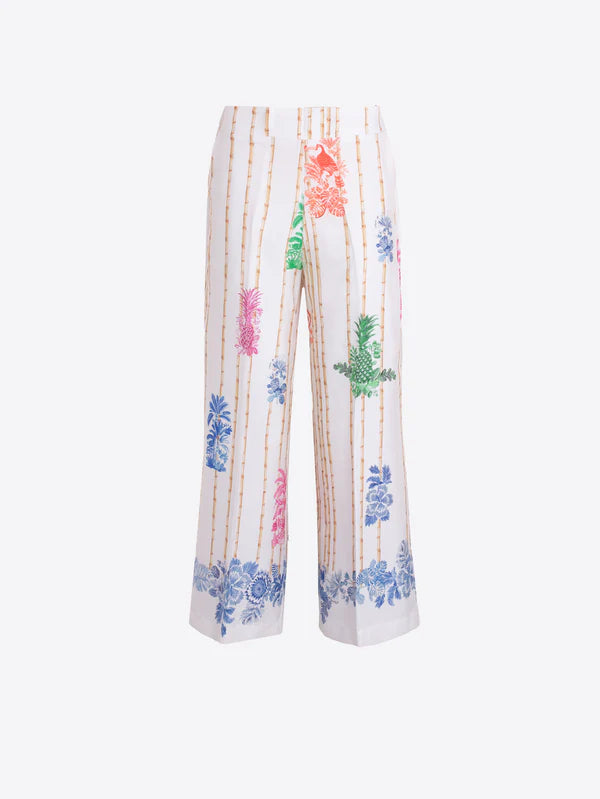 Vilagallo Bamboo Print Trousers 33652
