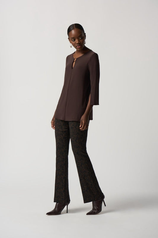 Joseph Ribkoff Textured Trousers