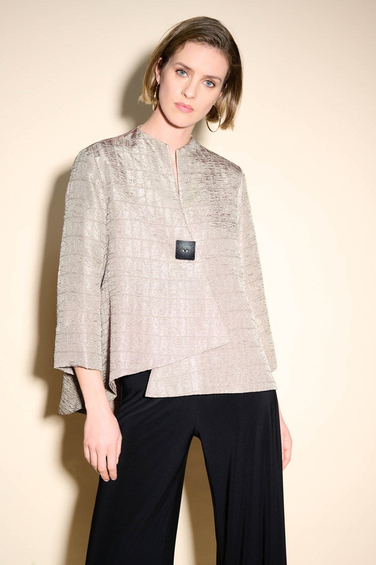 Joseph Ribkoff Signature Textured Satin Jacket