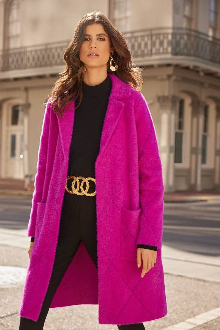 bright pink coat uk