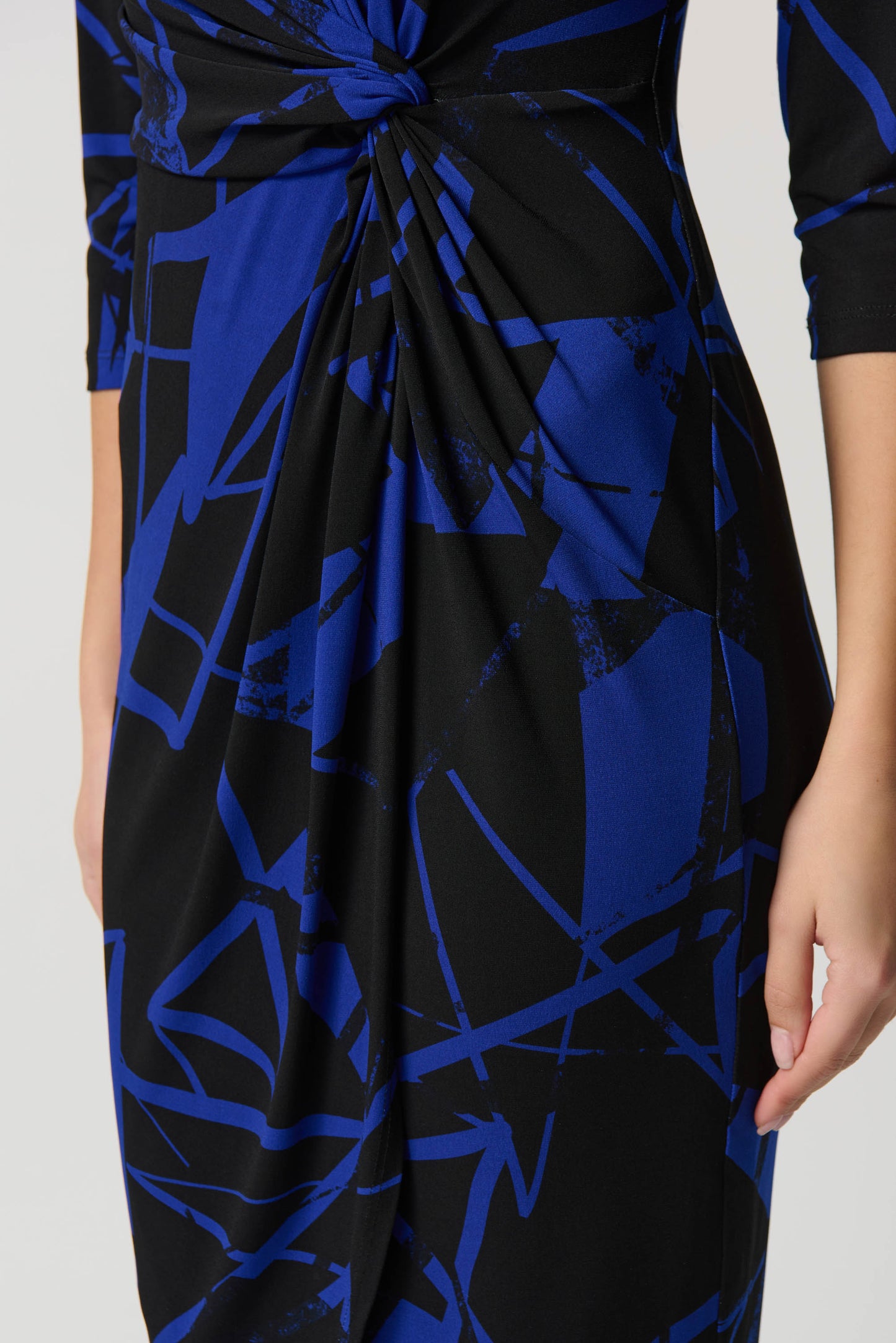 Joseph Ribkoff Geometric Print Wrap Dress