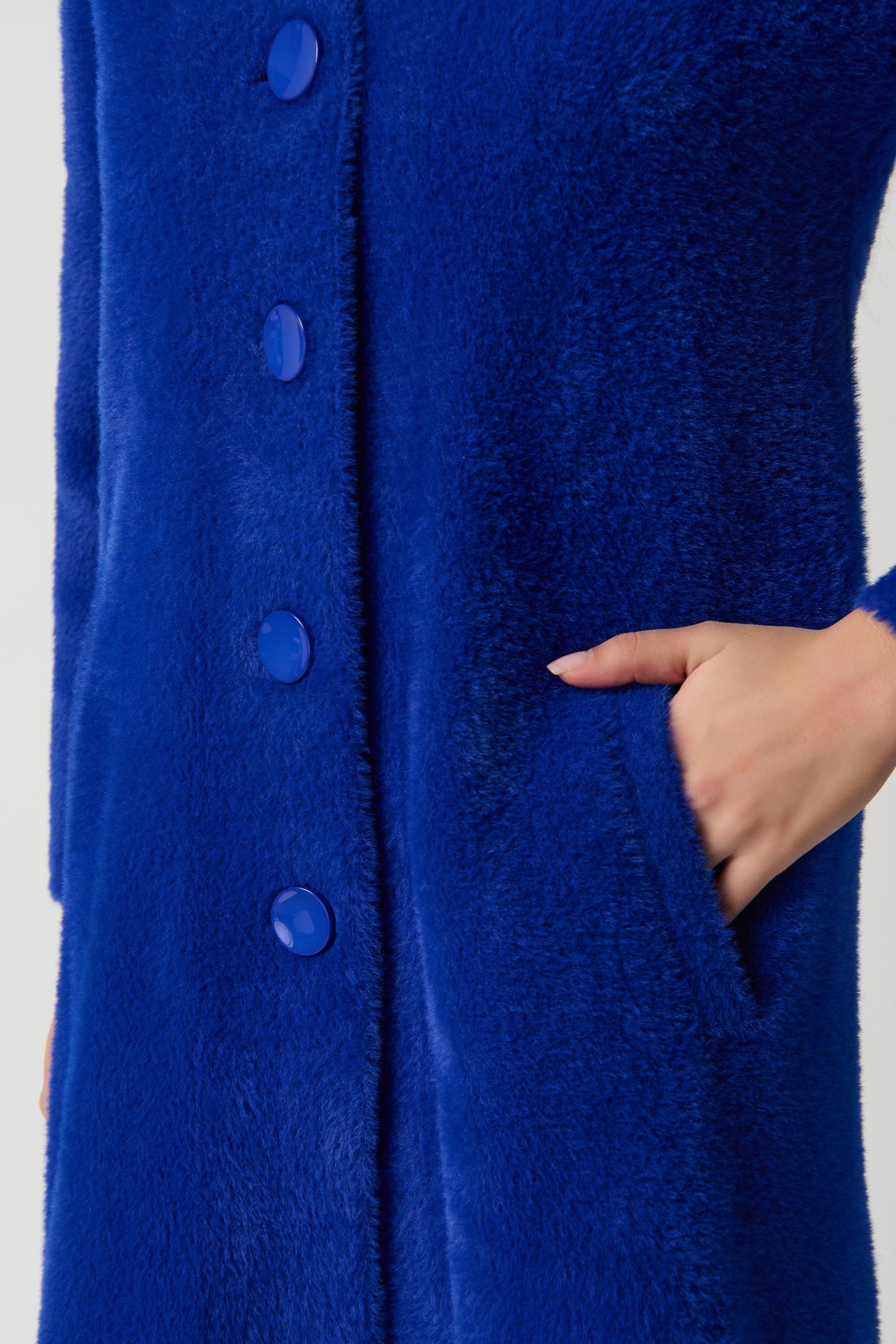 Joseph Ribkoff Royal Blue Cuddly Coat