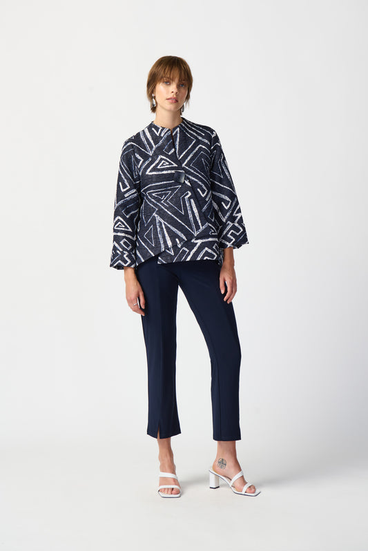 Joseph Ribkoff Squiggle Print Jacket