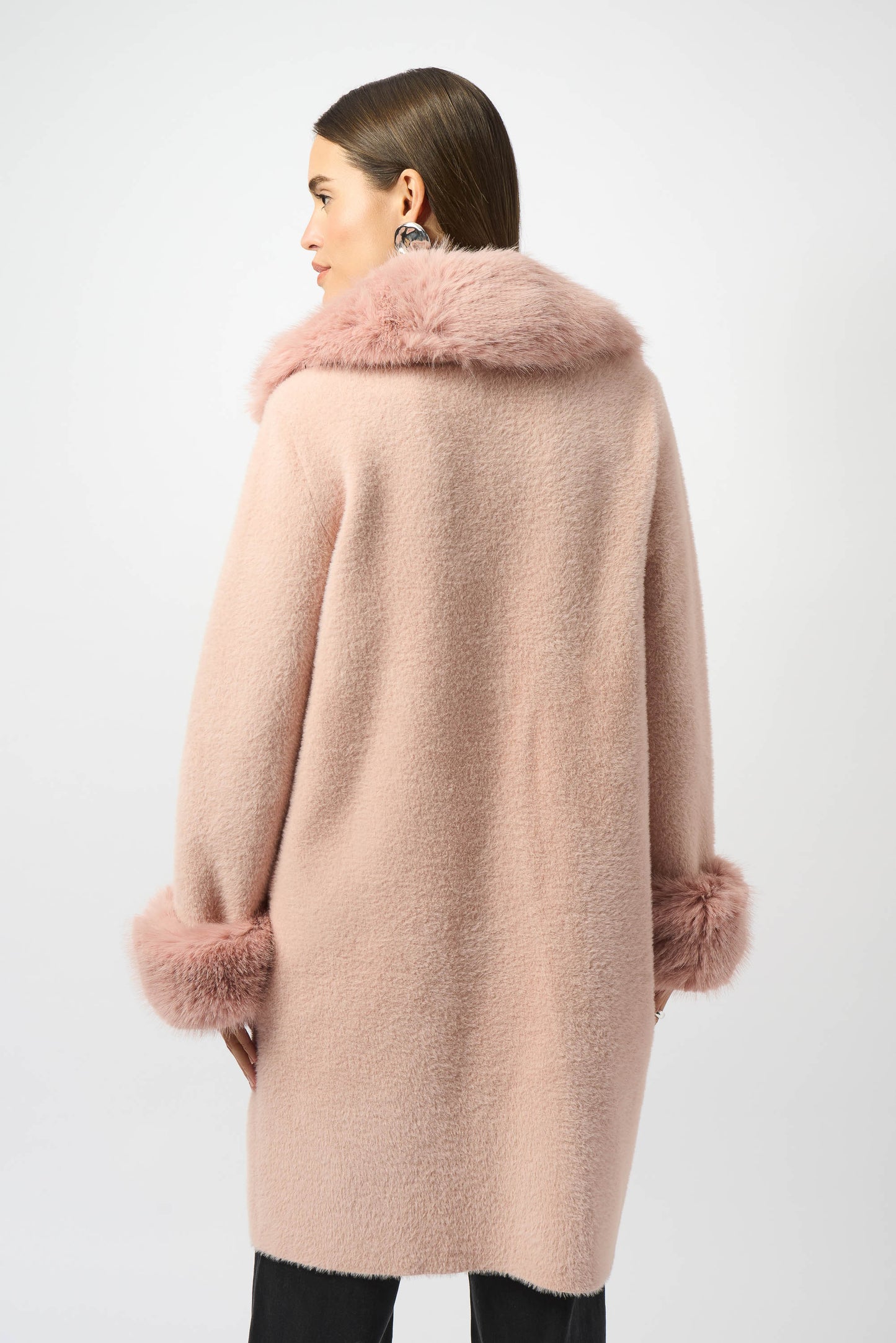 Joseph Ribkoff Rose Sweater Coat 243923