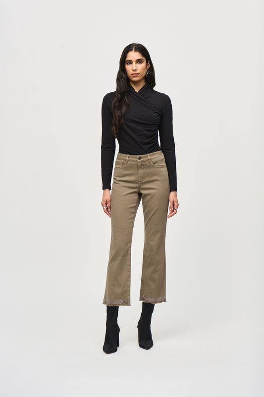 Joseph Ribkoff Sparkle Hem Jean in Java 243964