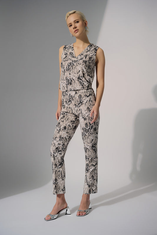 Joseph Ribkoff Silky Python Print Trousers 252238