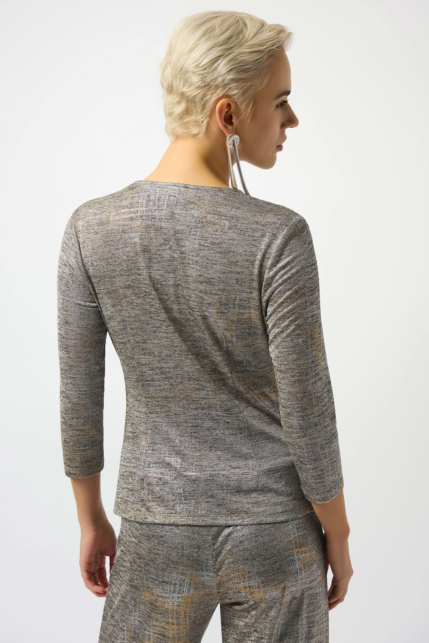 Joseph Ribkoff Metallic Top 253087