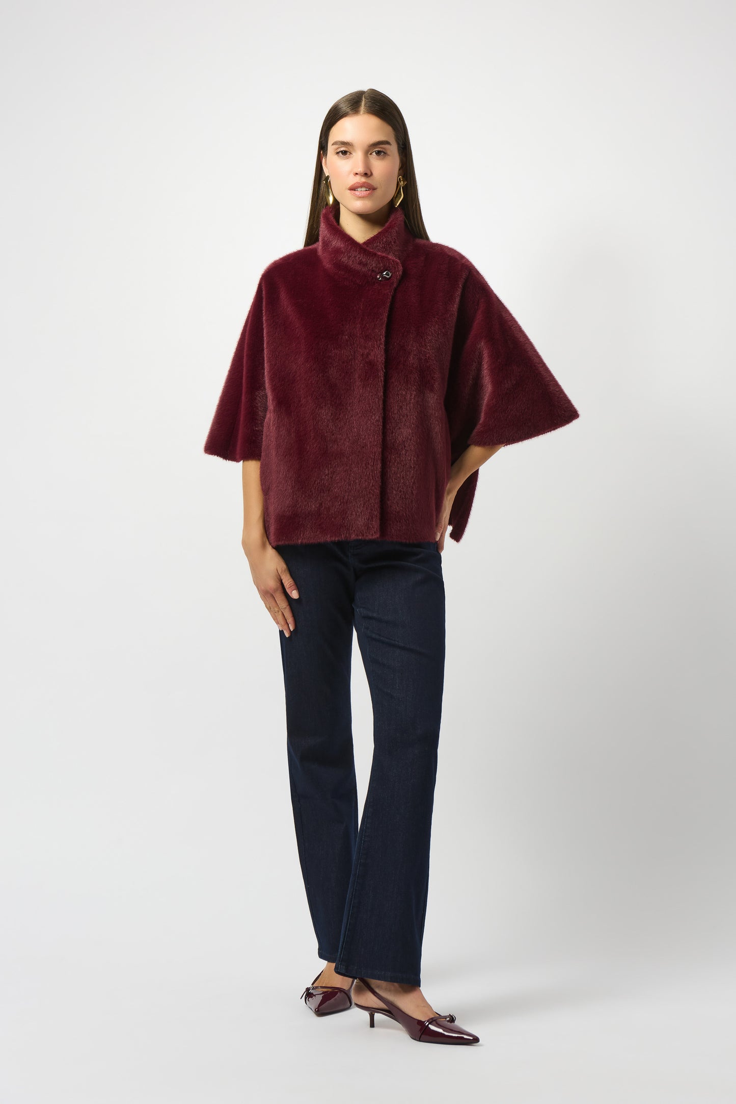 Joseph Ribkoff Faux Fur Gilet 253924