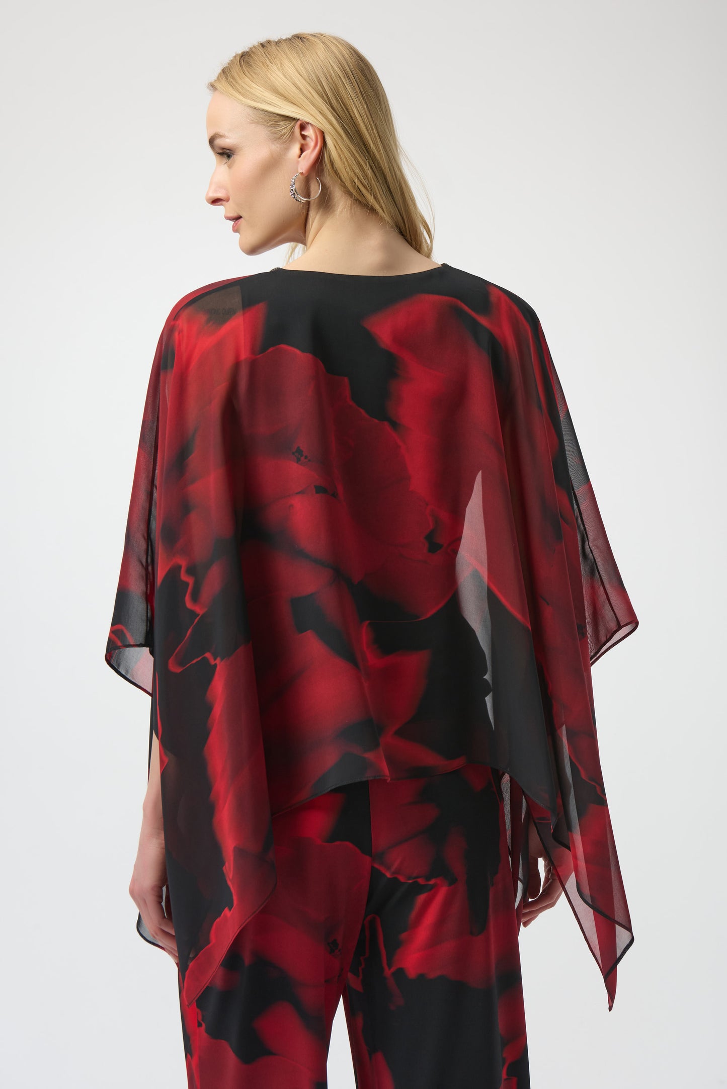 Joseph Ribkoff Rose Print Top 254090
