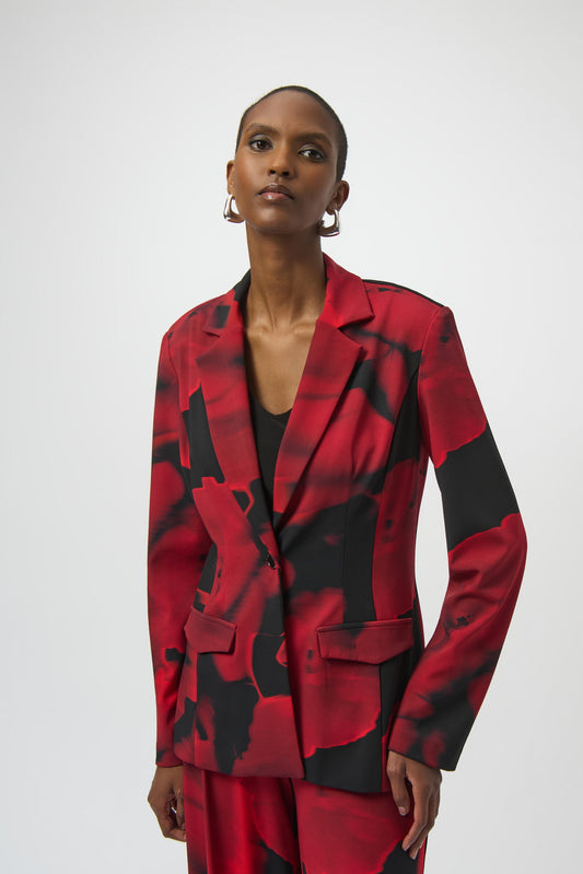 Joseph Ribkoff Rose Print Jacket 254092