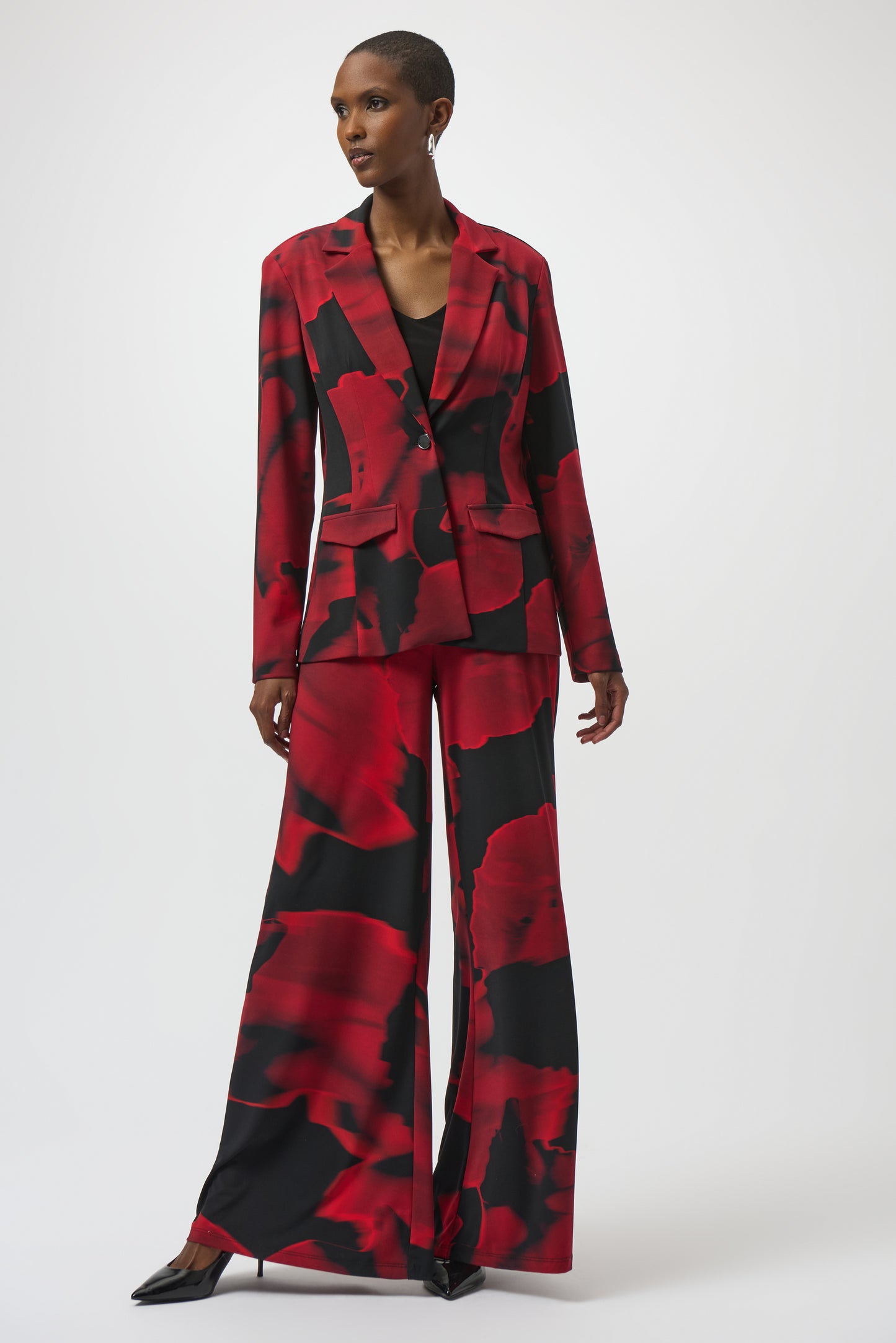 Joseph Ribkoff Rose Print Jacket 254092