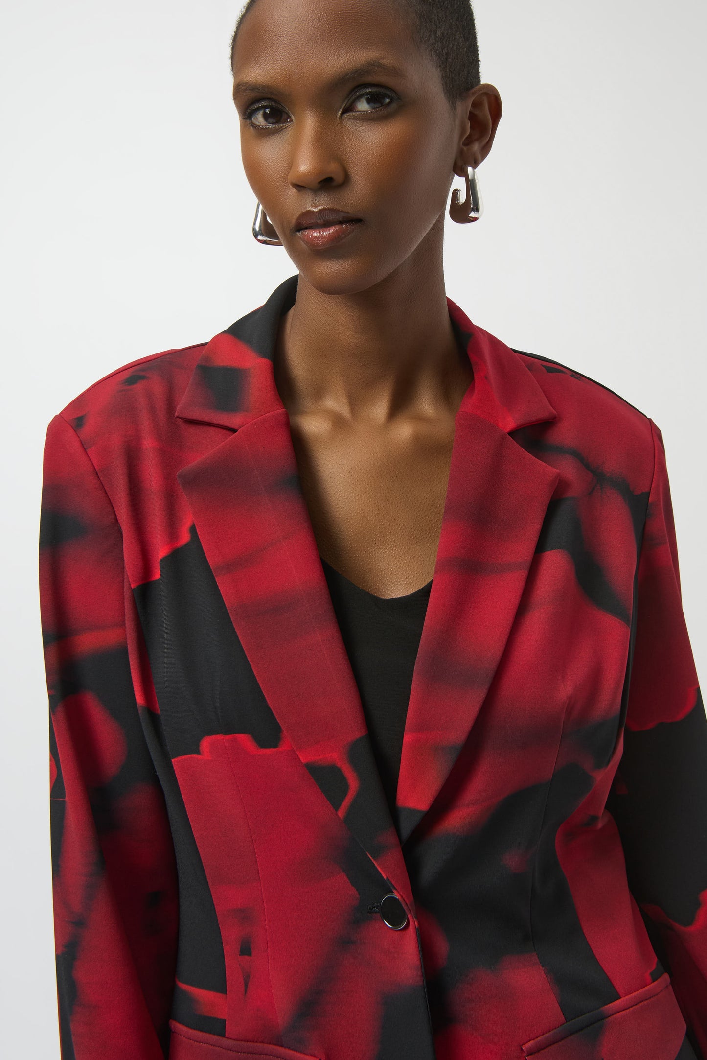 Joseph Ribkoff Rose Print Jacket 254092