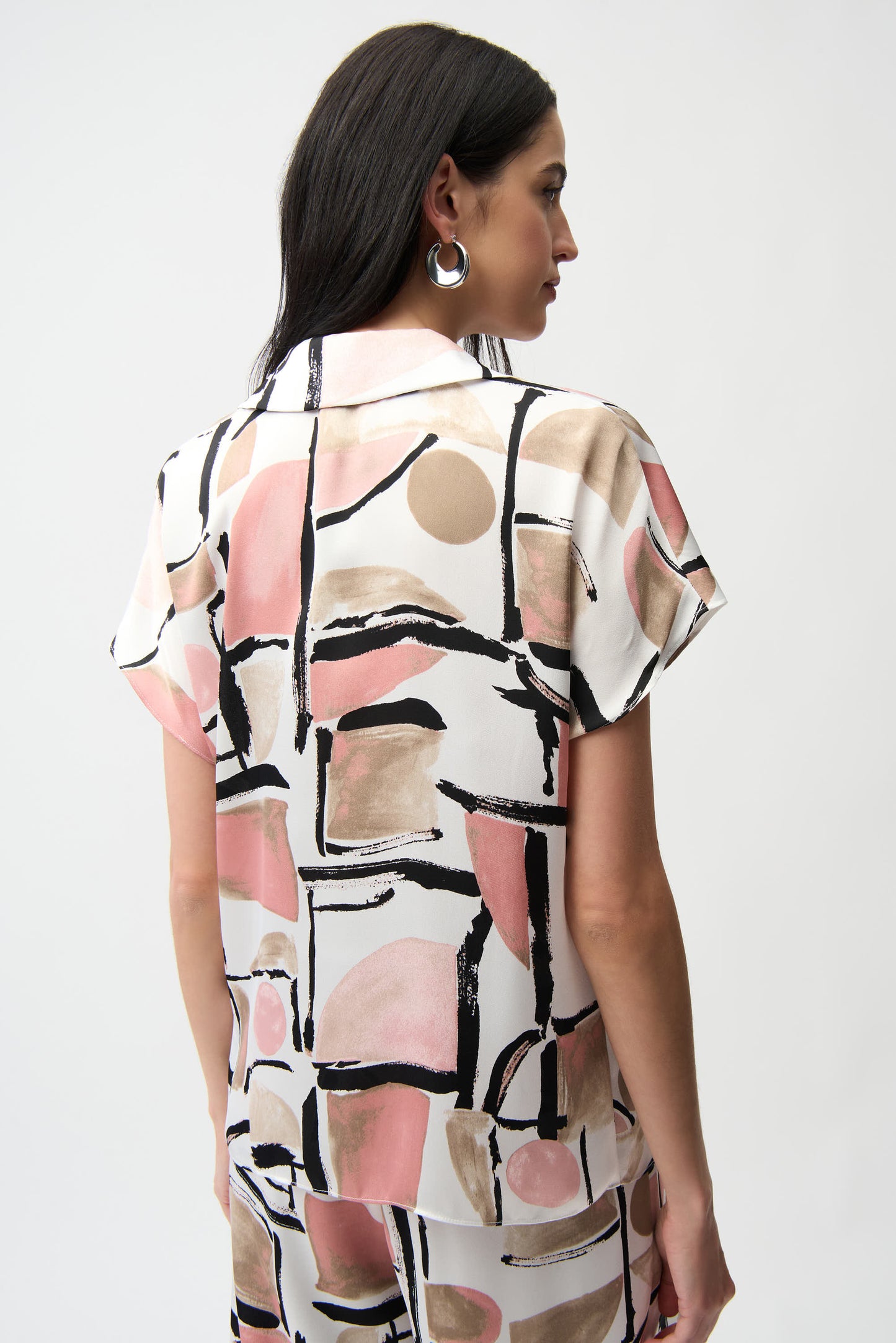 Joseph Ribkoff Print Satin Blouse 261308