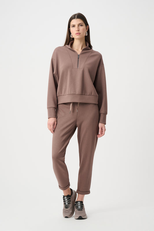 Joseph Ribkoff Mink Scuba Trousers 261606F26