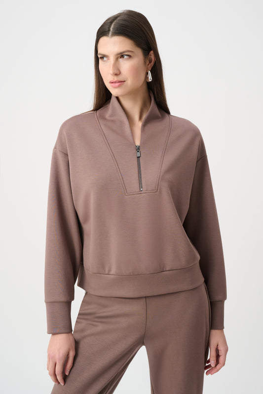Joseph Ribkoff Mink Sweatshirt 261610F26