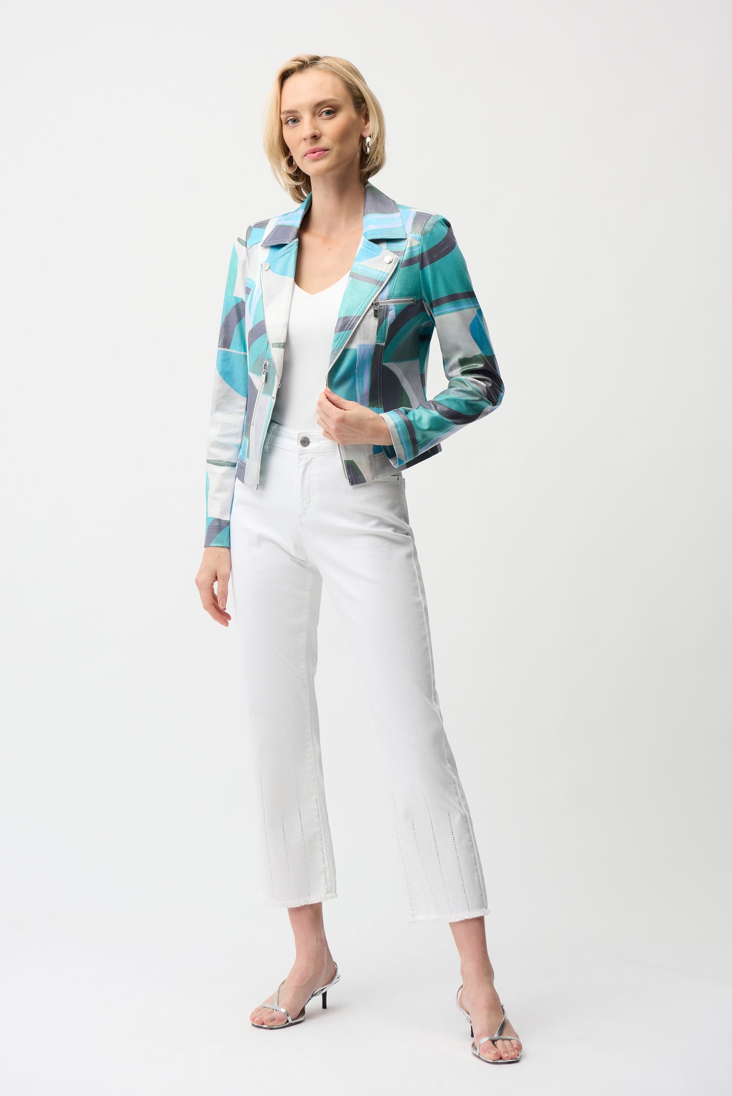 Joseph Ribkoff Abstract Print Jacket 261911
