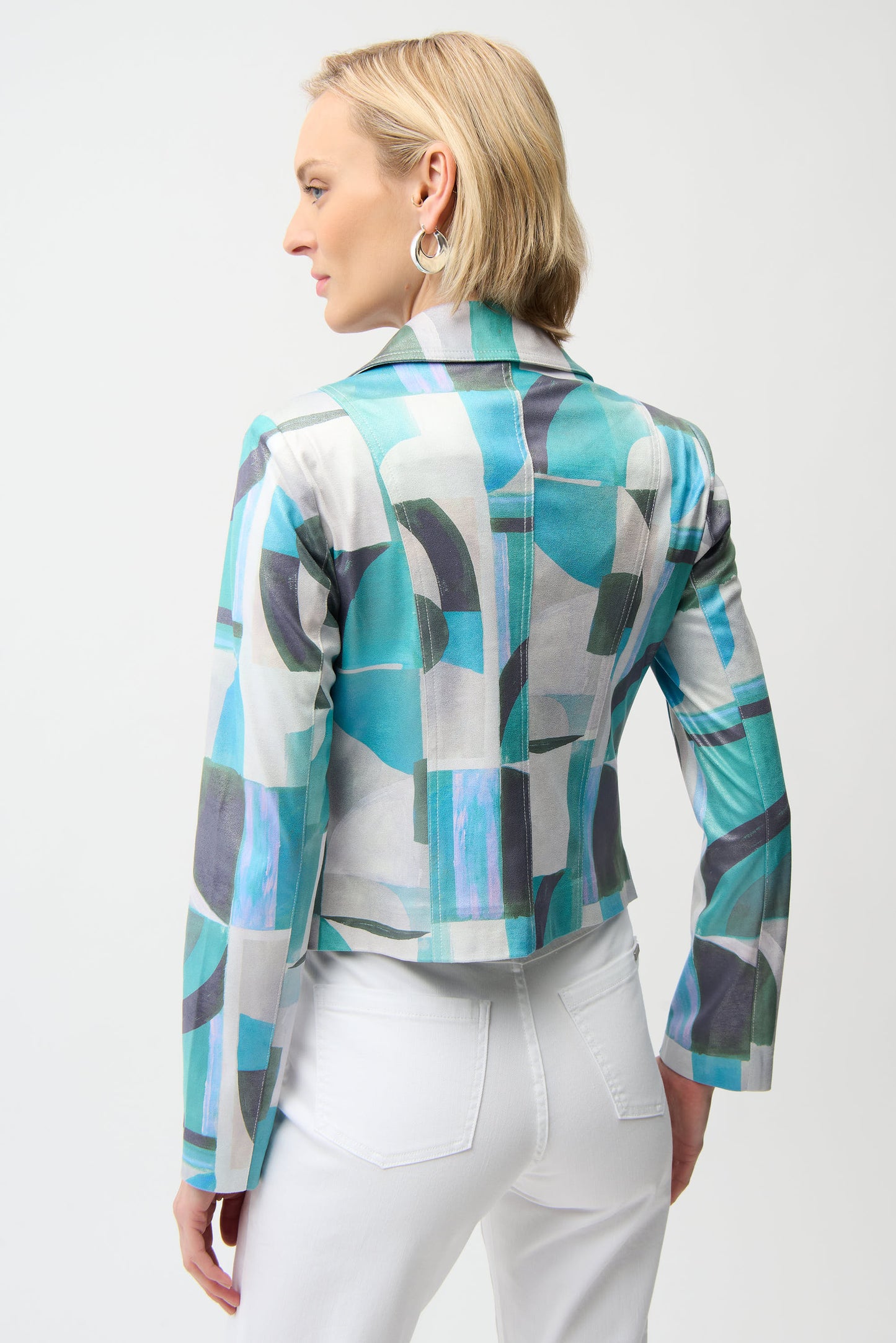 Joseph Ribkoff Abstract Print Jacket 261911