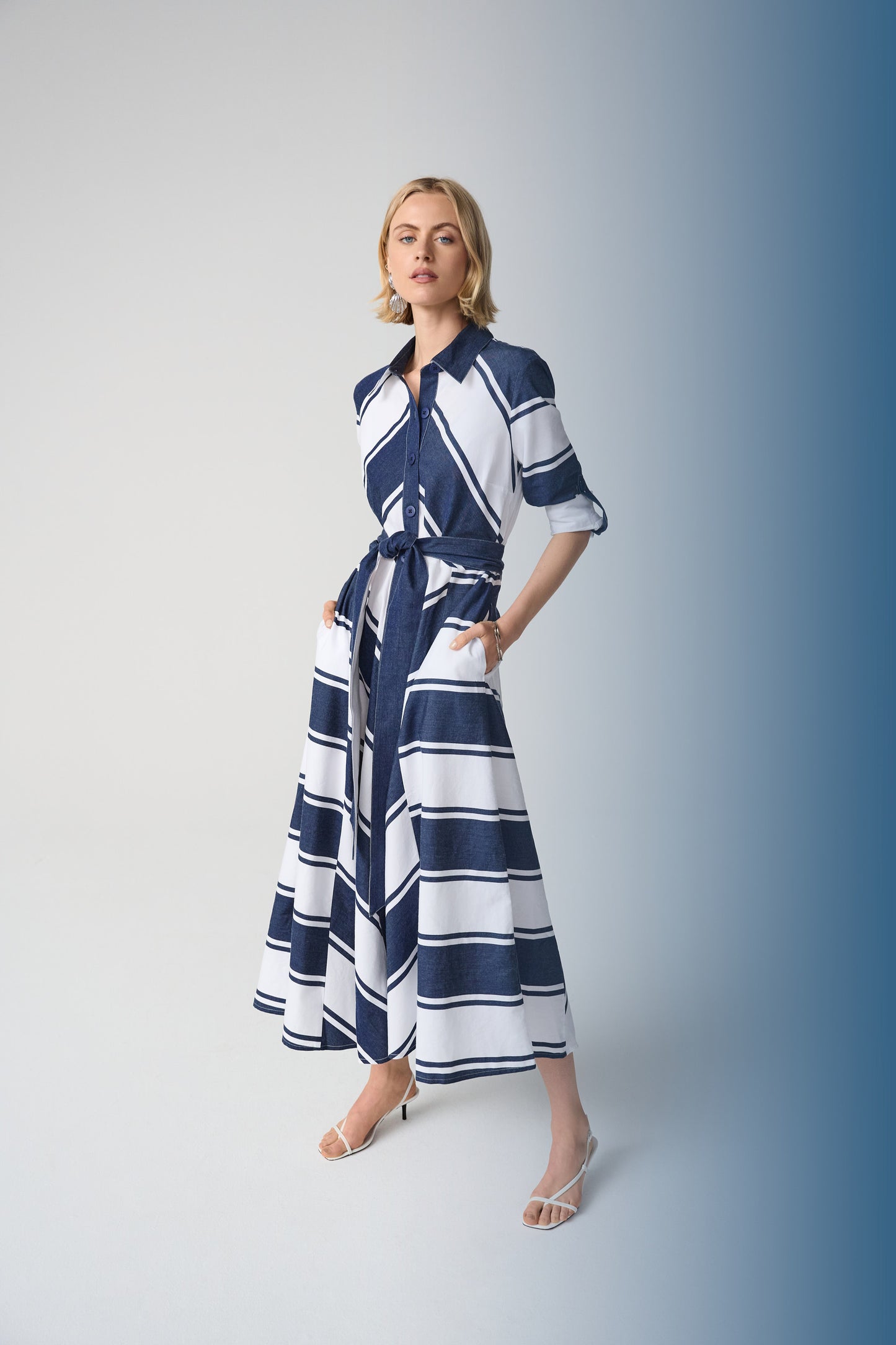 Joseph Ribkoff Stripe Print Dress 261936