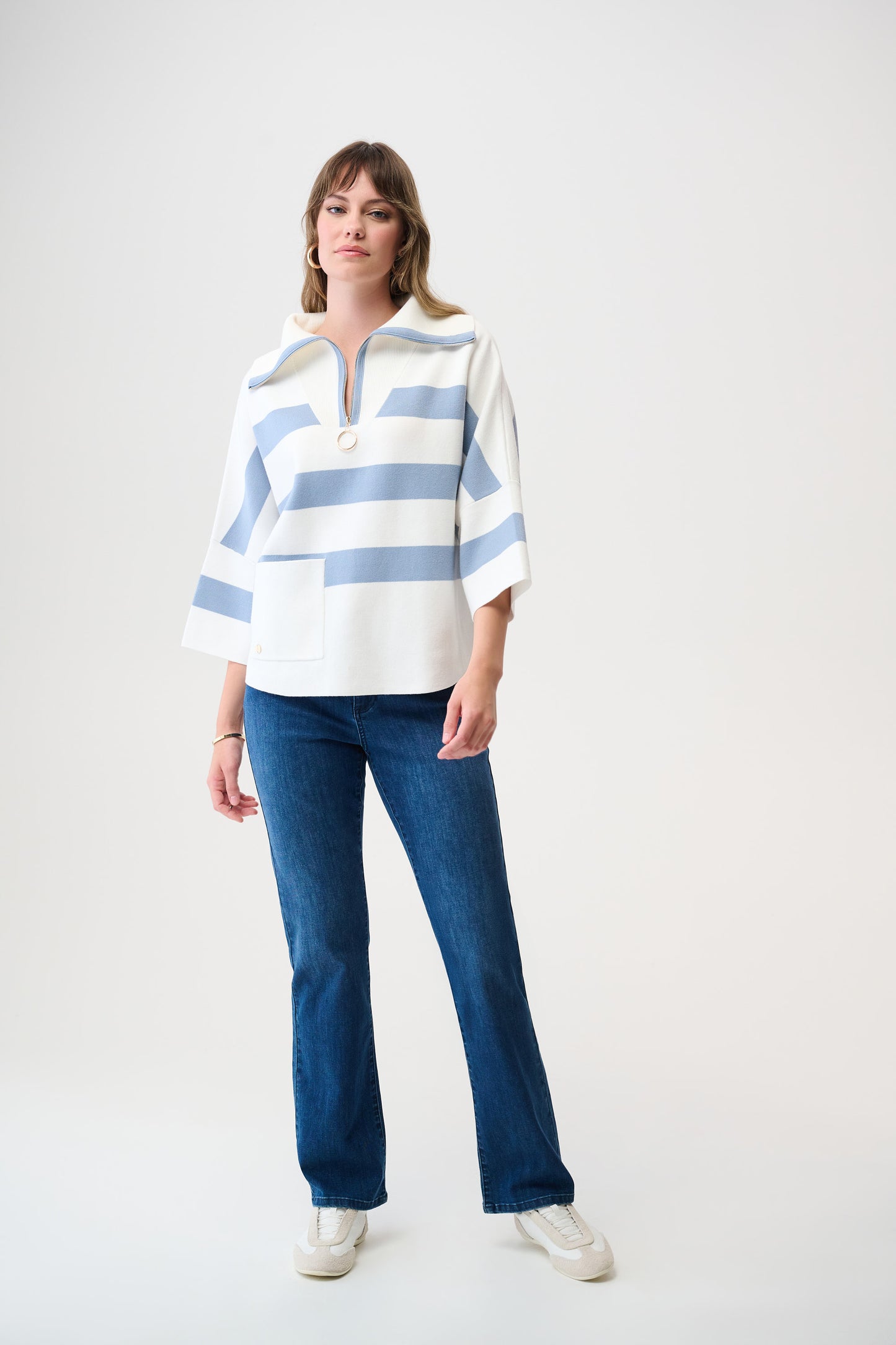 Joseph Ribkoff Stripe Sweater 261983