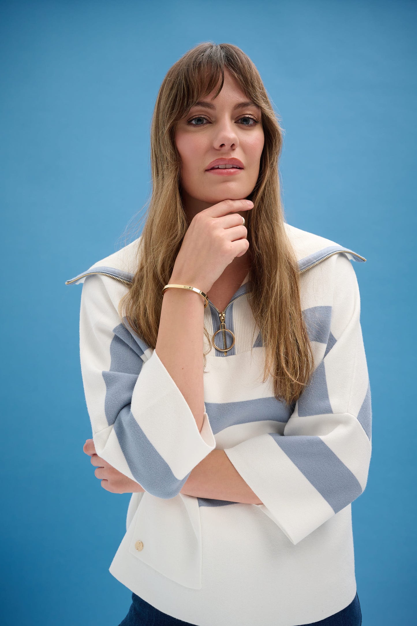 Joseph Ribkoff Stripe Sweater 261983