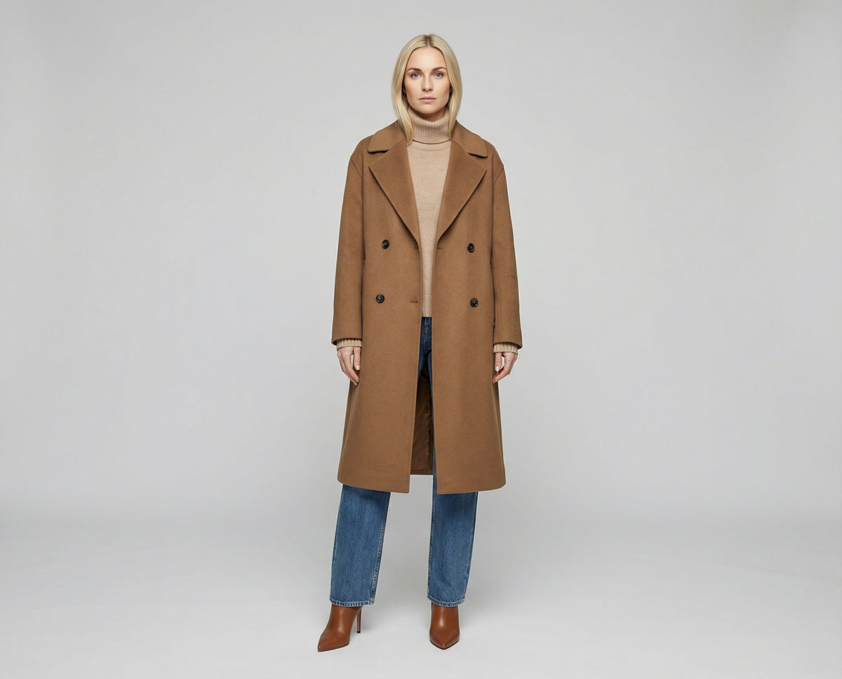 Allison Camel Long Coat 261TP2550