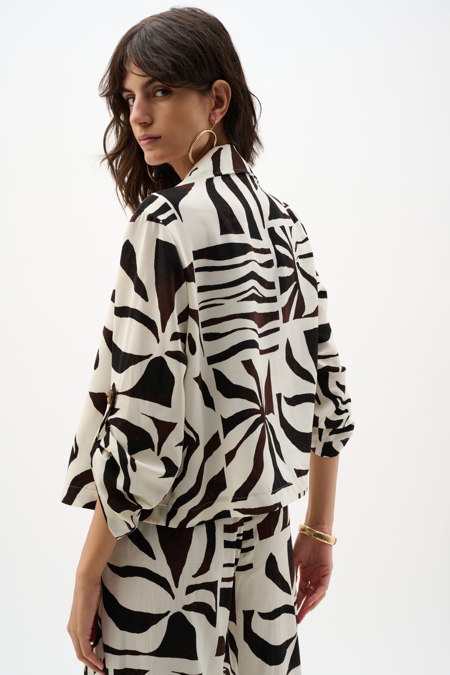 Joseph Ribkoff Print Linen Jacket 262193