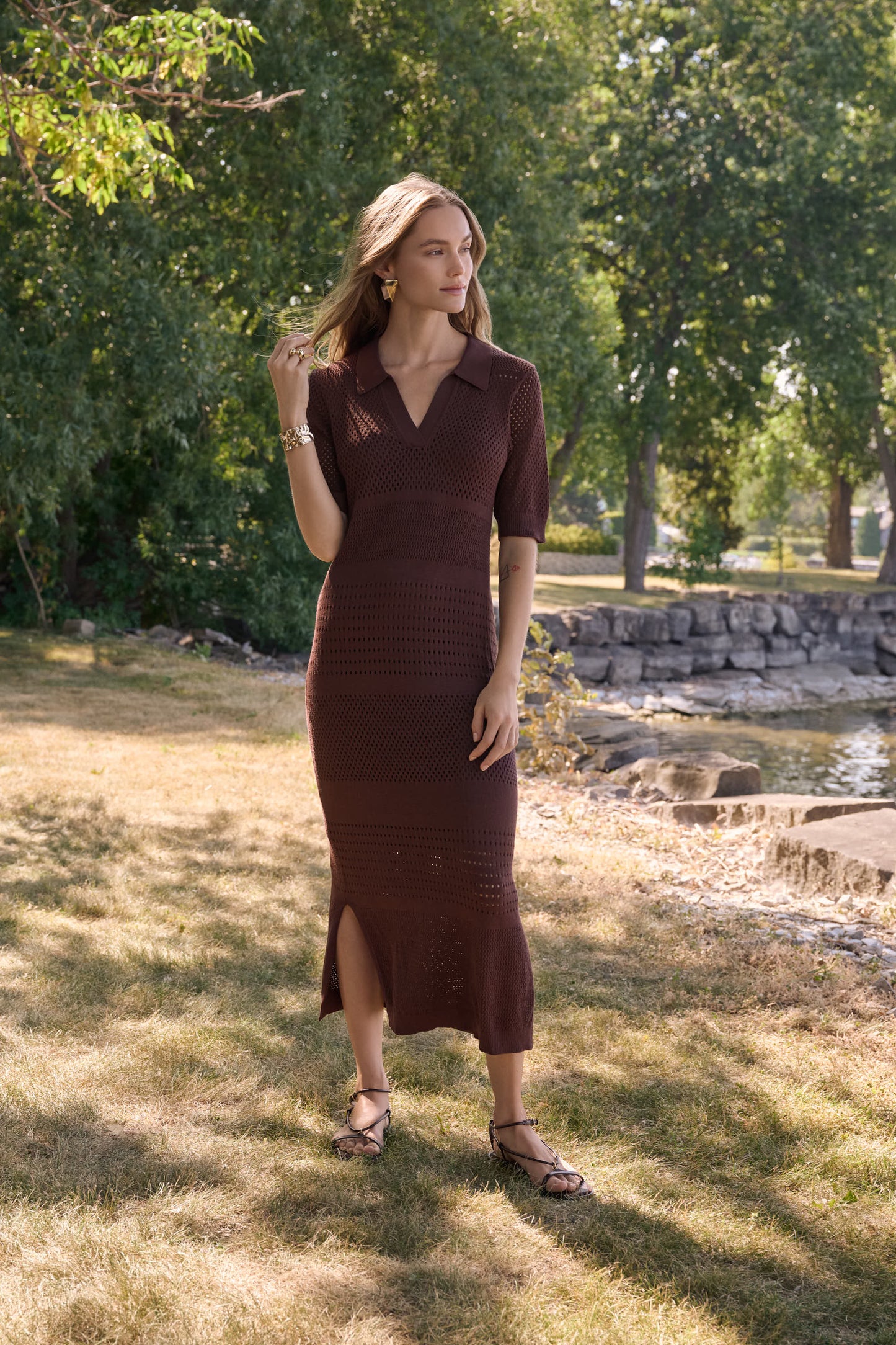 Joseph Ribkoff Holey Knit Dress 262931