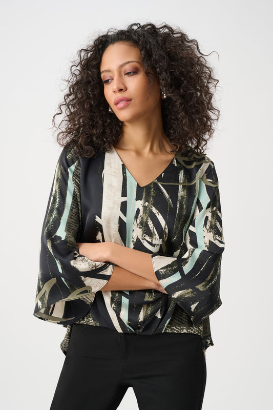 Joseph Ribkoff Print Blouse 263024