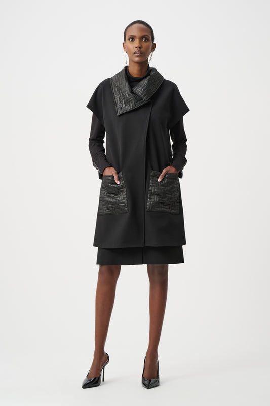 Joseph Ribkoff Black Long Gilet 263059