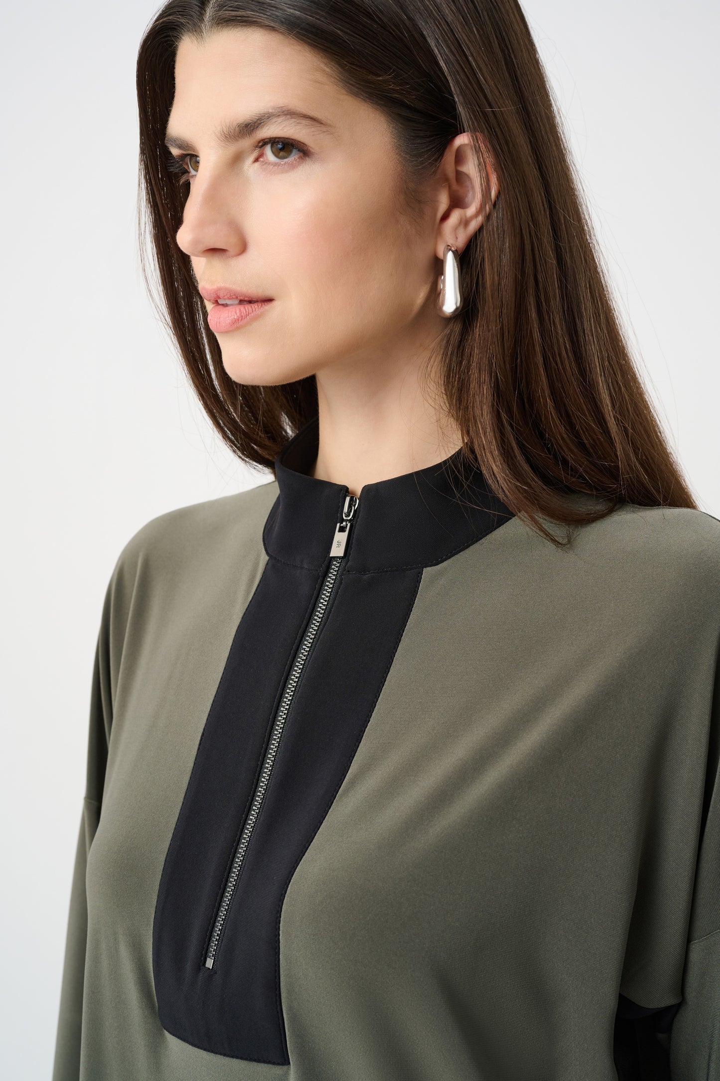 Joseph Ribkoff Avocado Top 263606