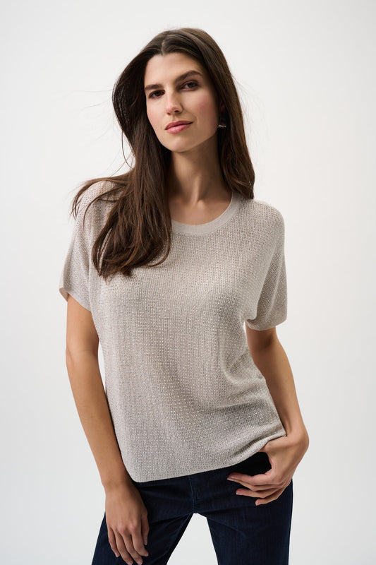 Joseph Ribkoff Metallic T-Shirt 263900