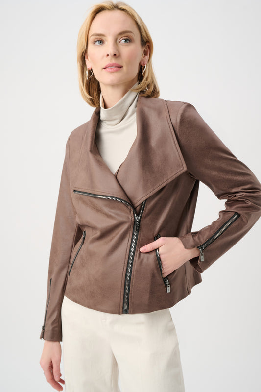 Joseph Ribkoff Mink Zip Jacket 263908