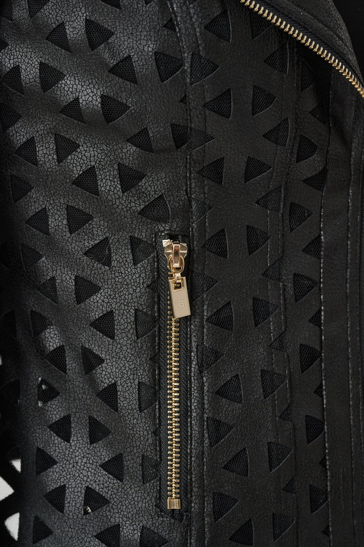 Joseph Ribkoff Black Pleather Jacket 263910