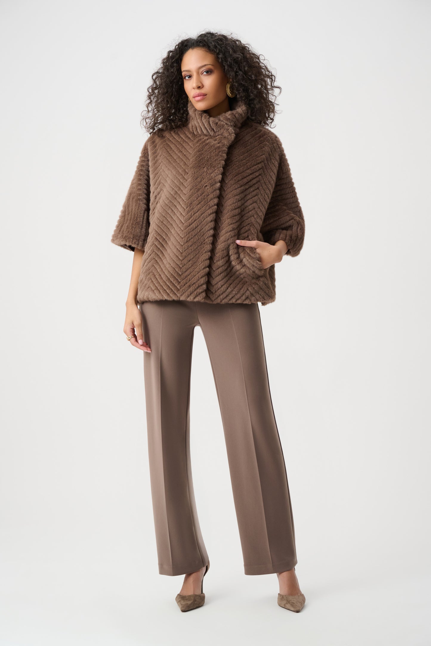 Joseph Ribkoff Mink Fur Gilet 263917