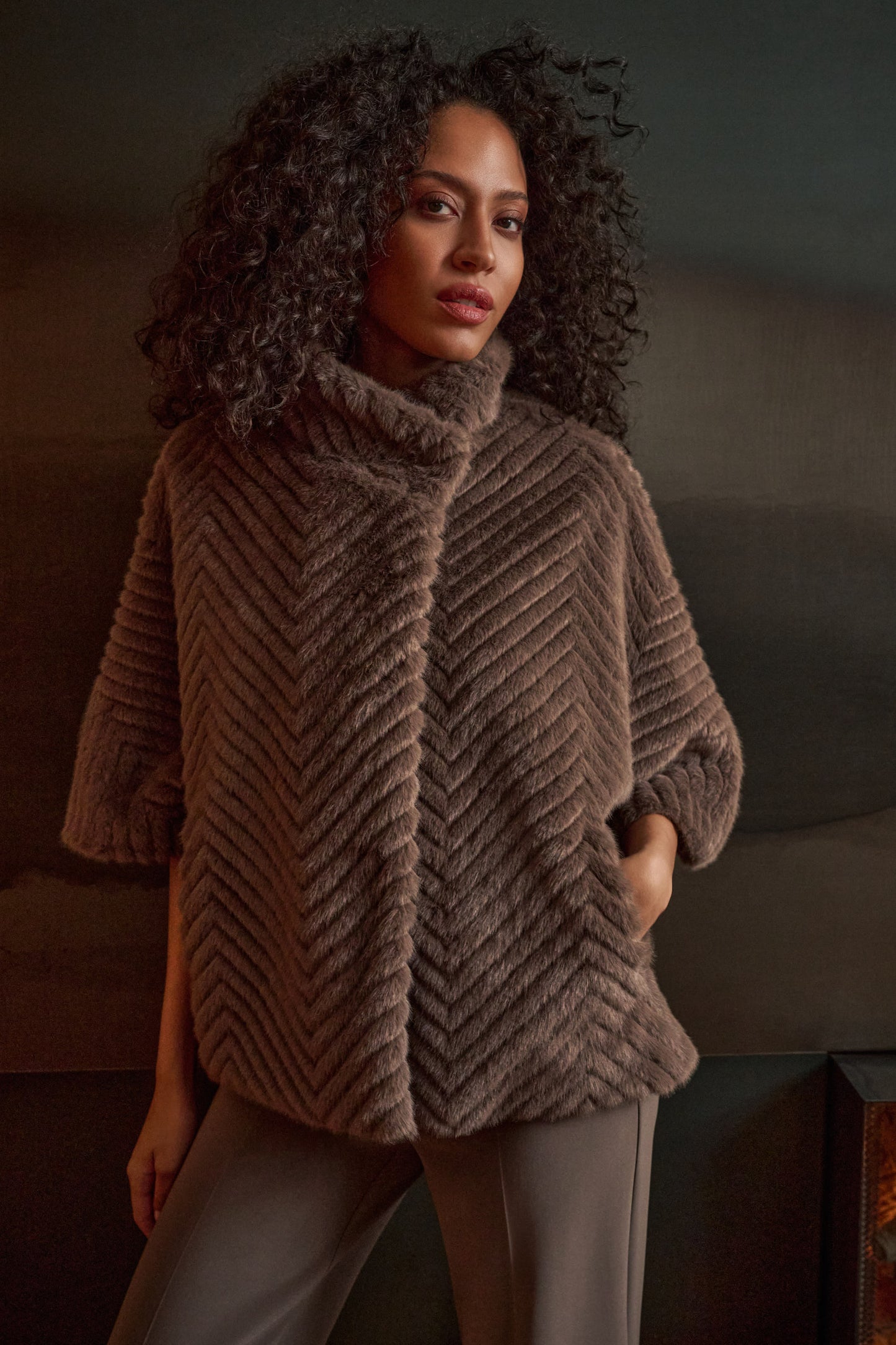 Joseph Ribkoff Mink Fur Gilet 263917