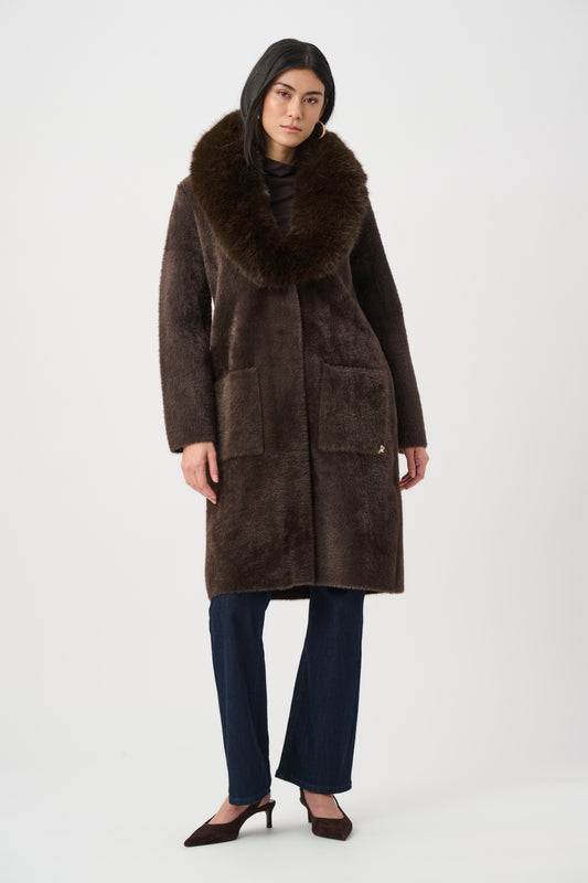 Joseph Ribkoff Cuddly Long Coat 263973