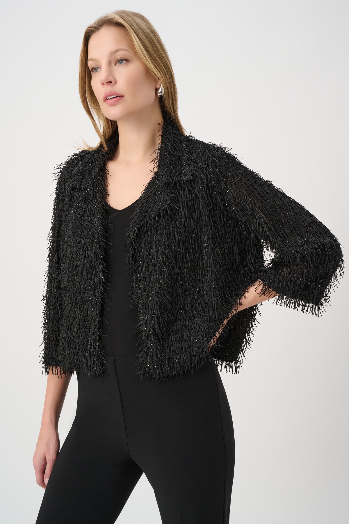Joseph Ribkoff Fringed Jacket 264128