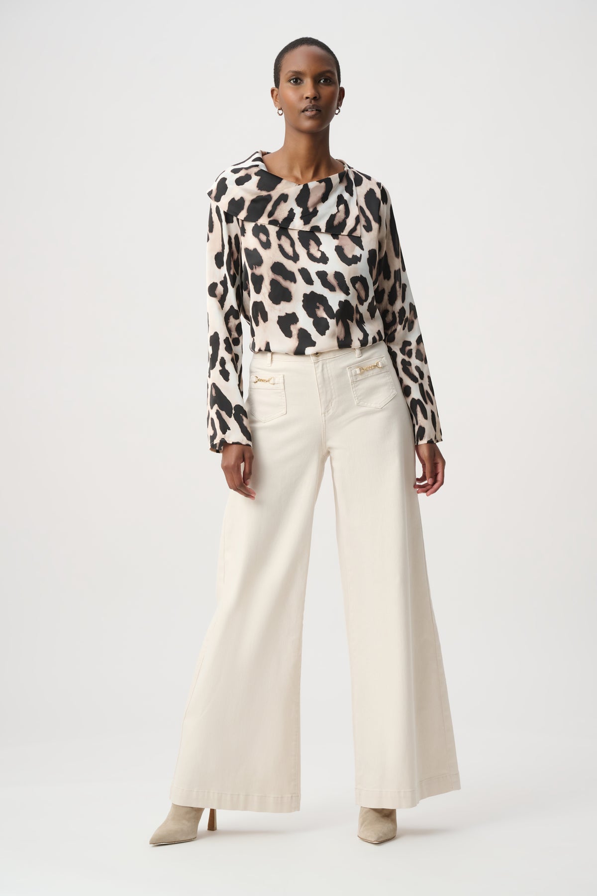Joseph Ribkoff Animal Print Blouse 264204